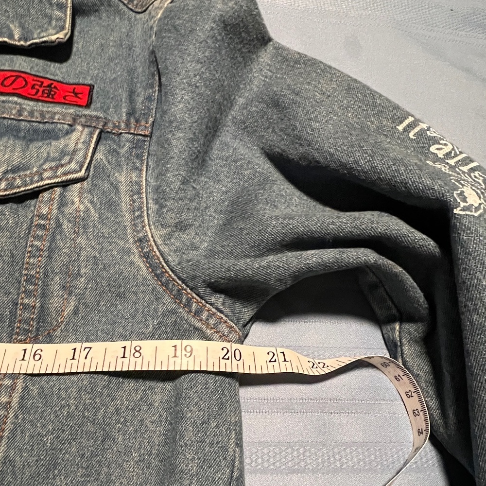 Custom Designed Denim Jacket Medium - Picture 7 of 10